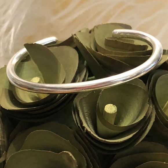 Silpada Rare Sterling Silver Slim Cuff Bracelet B0390 - Picture 7 of 16